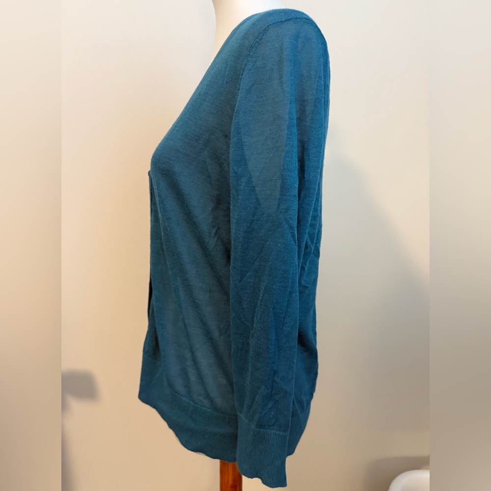 LOFT Women's Green Sweater - Picture 5 of 7